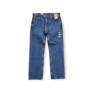 Levis 505 Regular Jeans 33x30 Mens Blue Denim